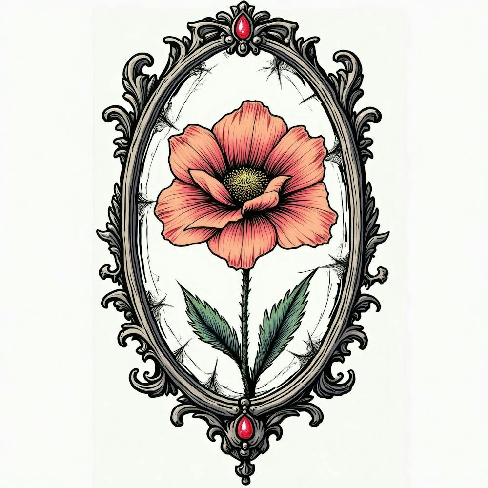 Flower In A Frame
