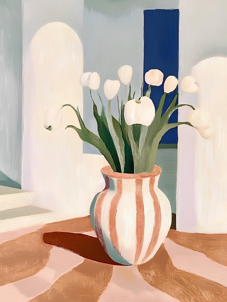 Tulips In A Vase