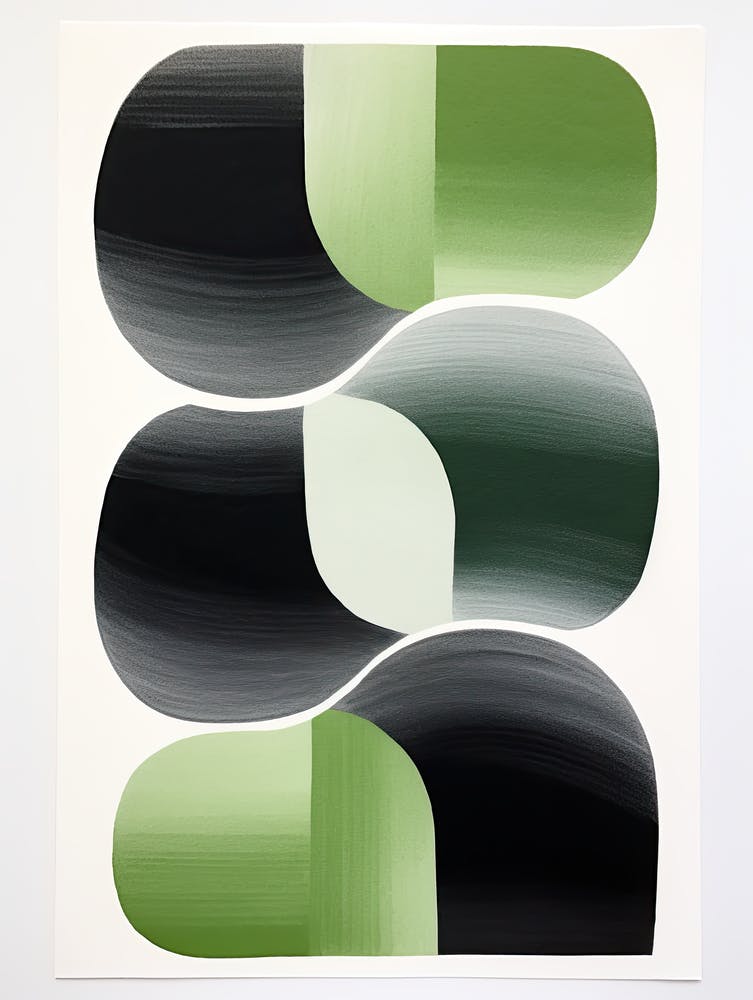 'Green' Risograph Print