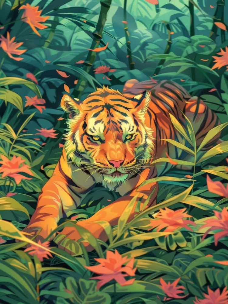 Tiger In The Jungle 60