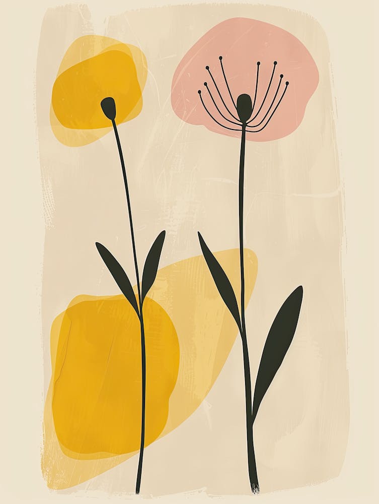 Two Yellow Flowers 2