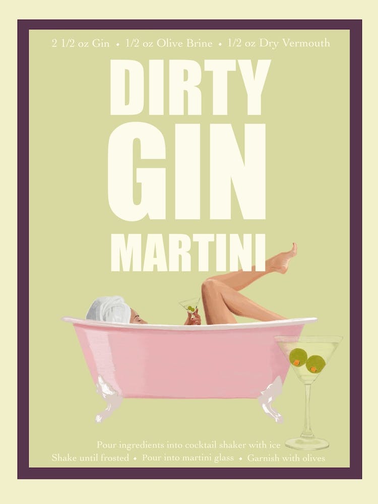 Dirty Gin Martini