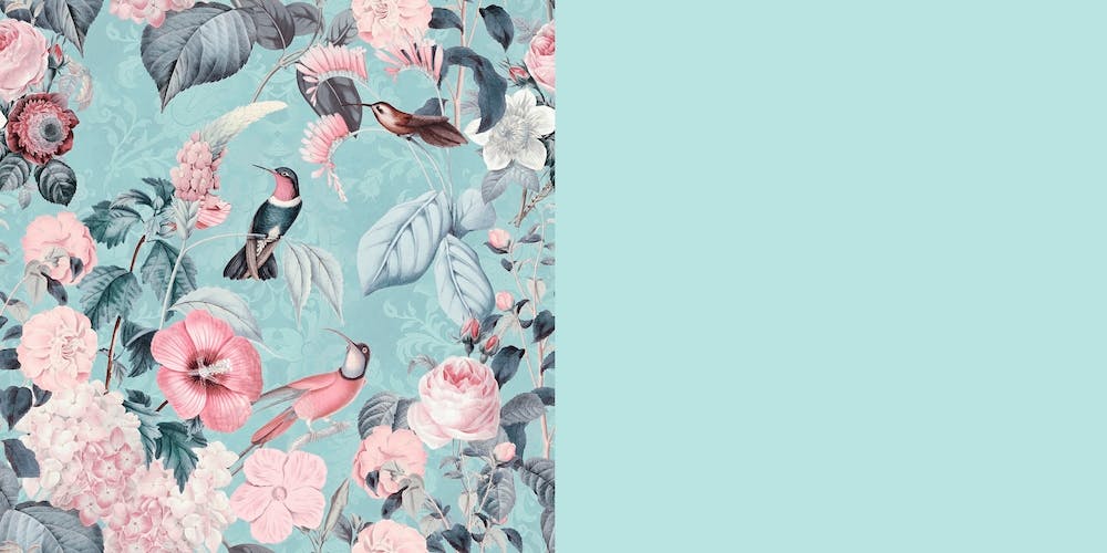 Hummingbirds Paradise Turquoise