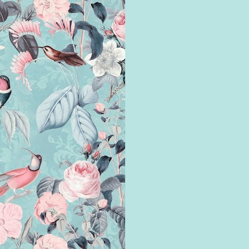 Hummingbirds Paradise Turquoise