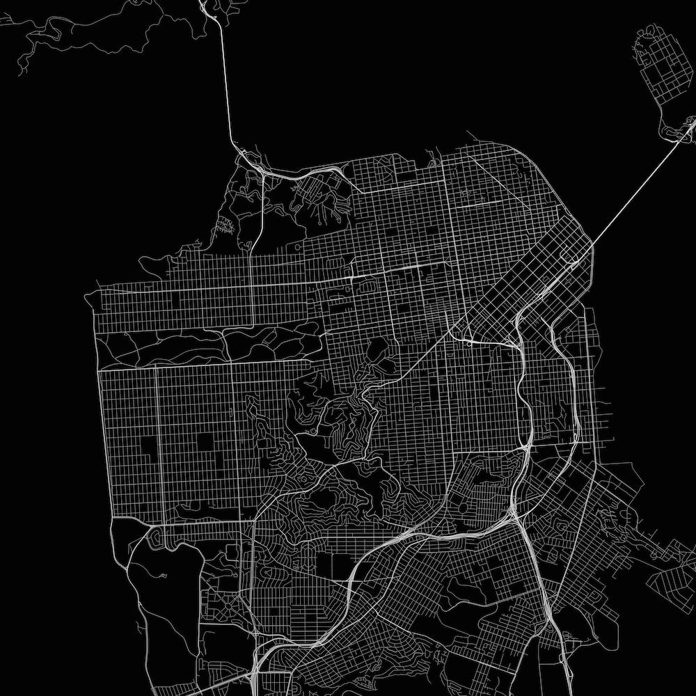 San Francisco in Black (Traffic)
