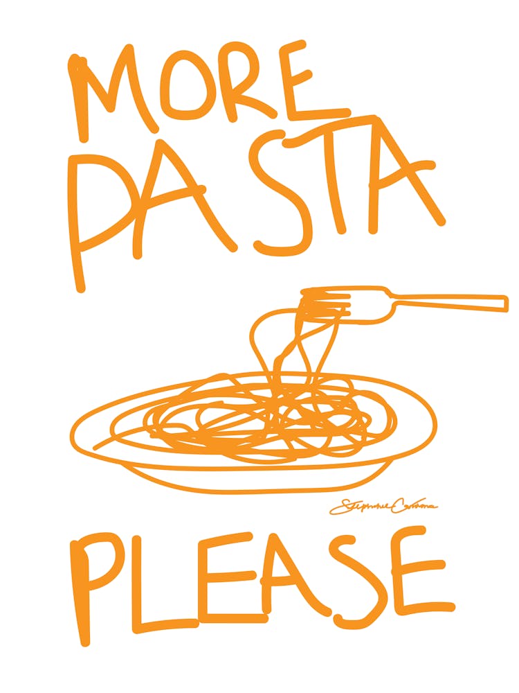 More Pasta Please, Orange