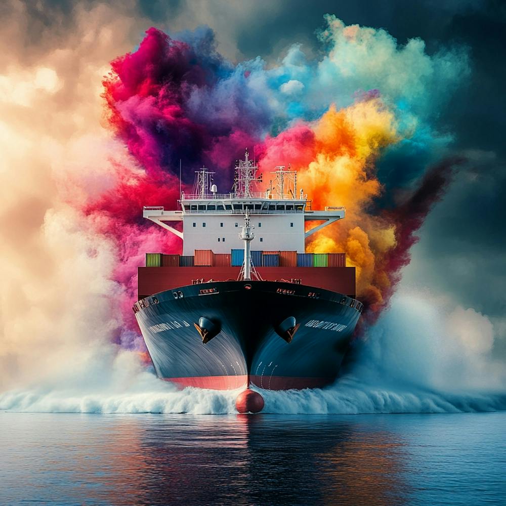Colorful Ship