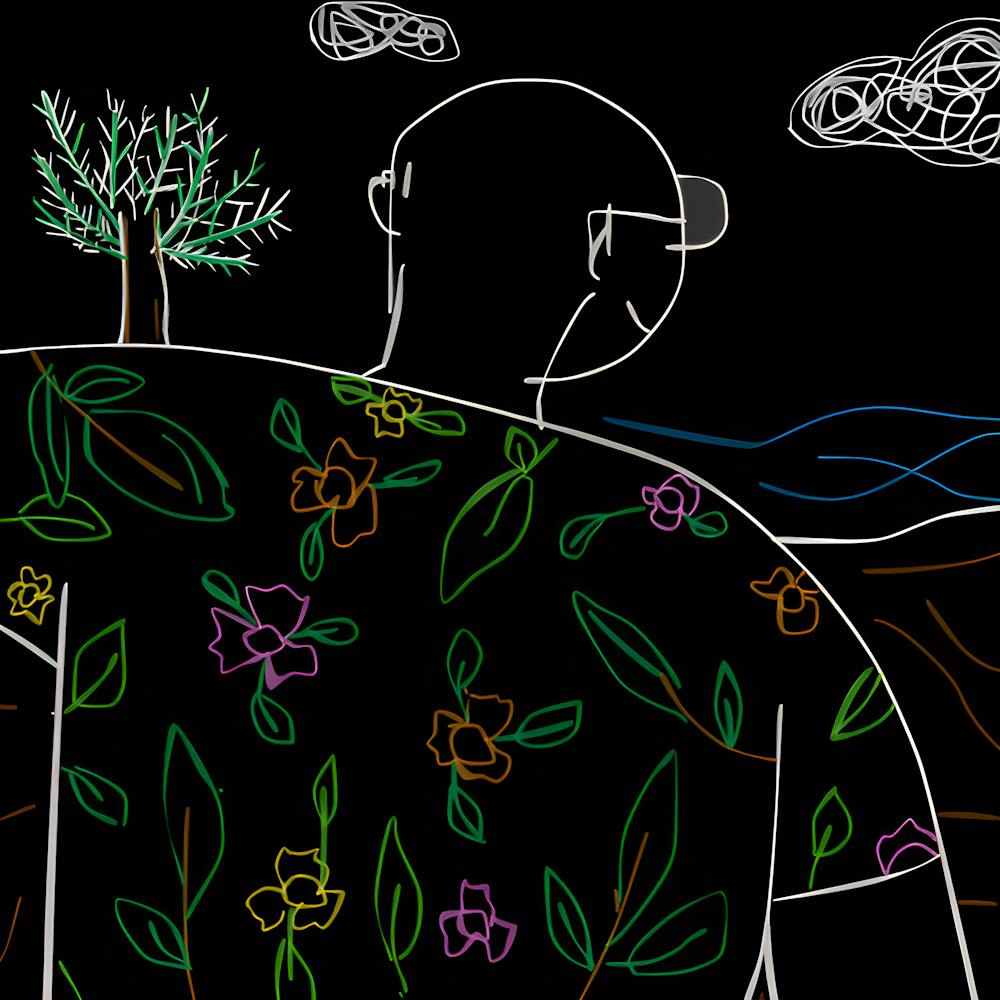 Man In A Floral Shirt