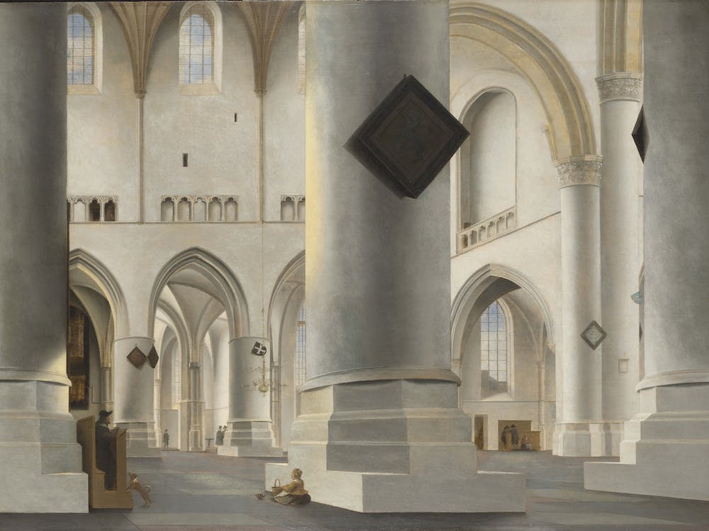 The Interior Of The Grote Kerk At Haarlem, Pieter Saenredam
