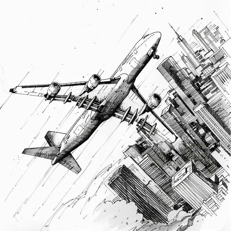 Flugzeug im Flug