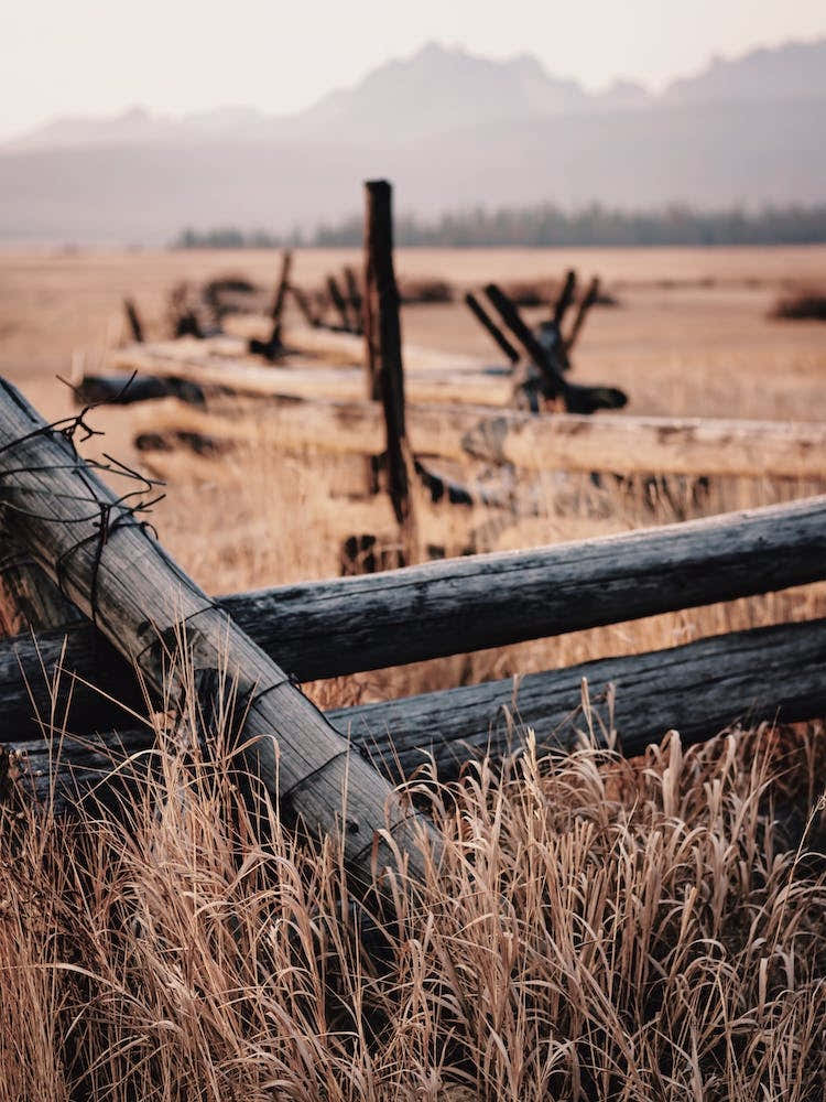 Wooden Western Fence