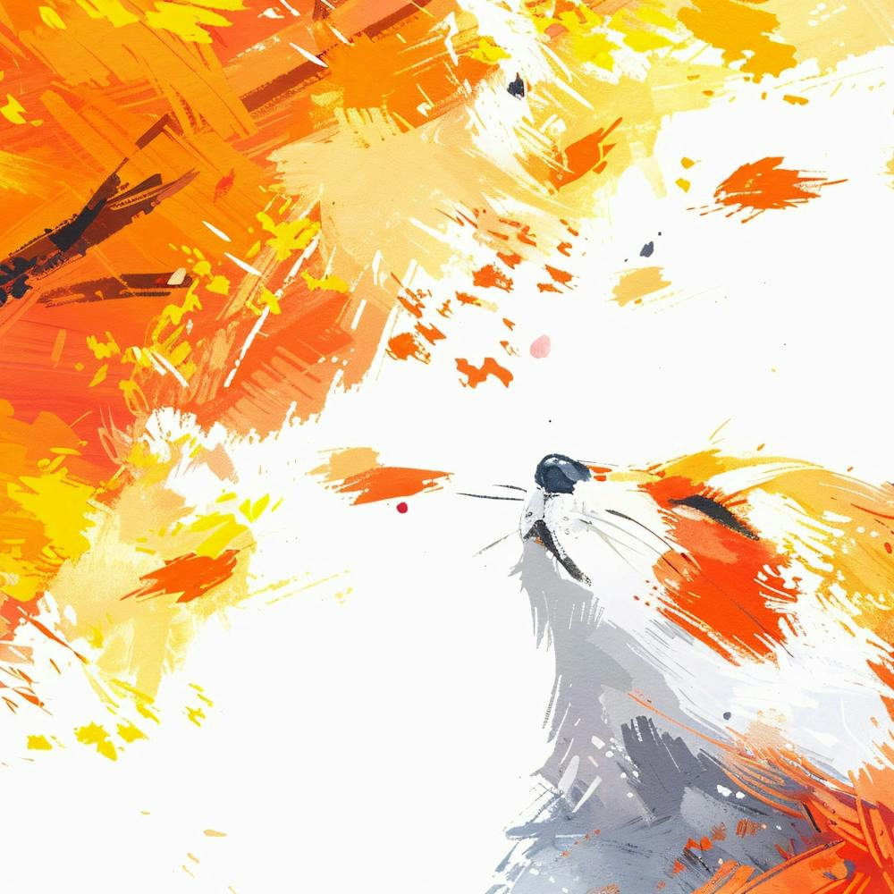Editorial Art White Background Red Panda