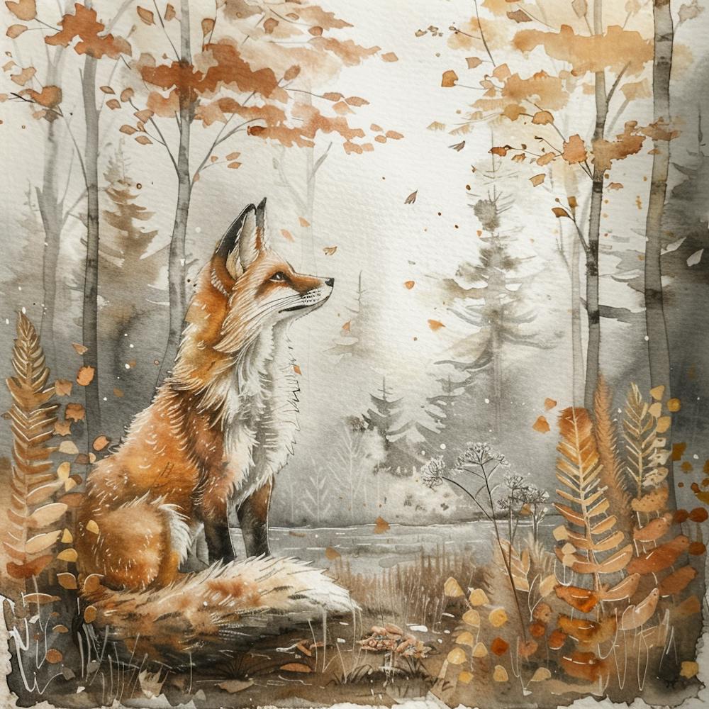 Fox In The Woods