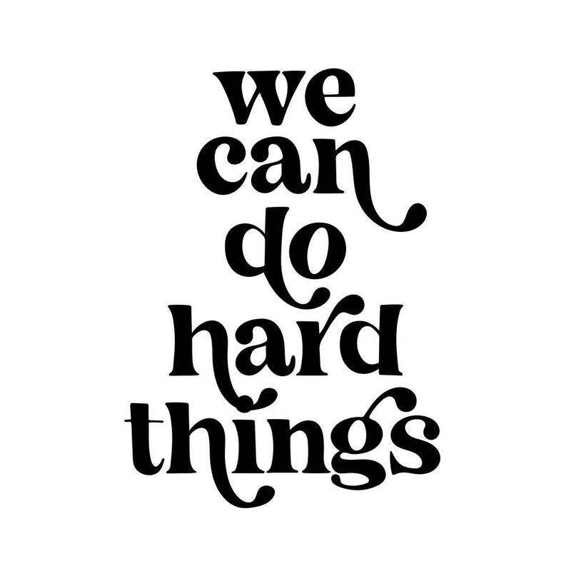We Can Do Hard Things Retro Vintage Font 1