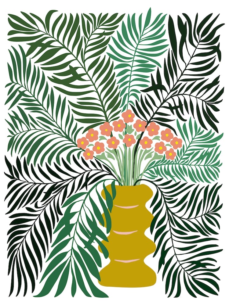 Bouquet Like Gauguin Green