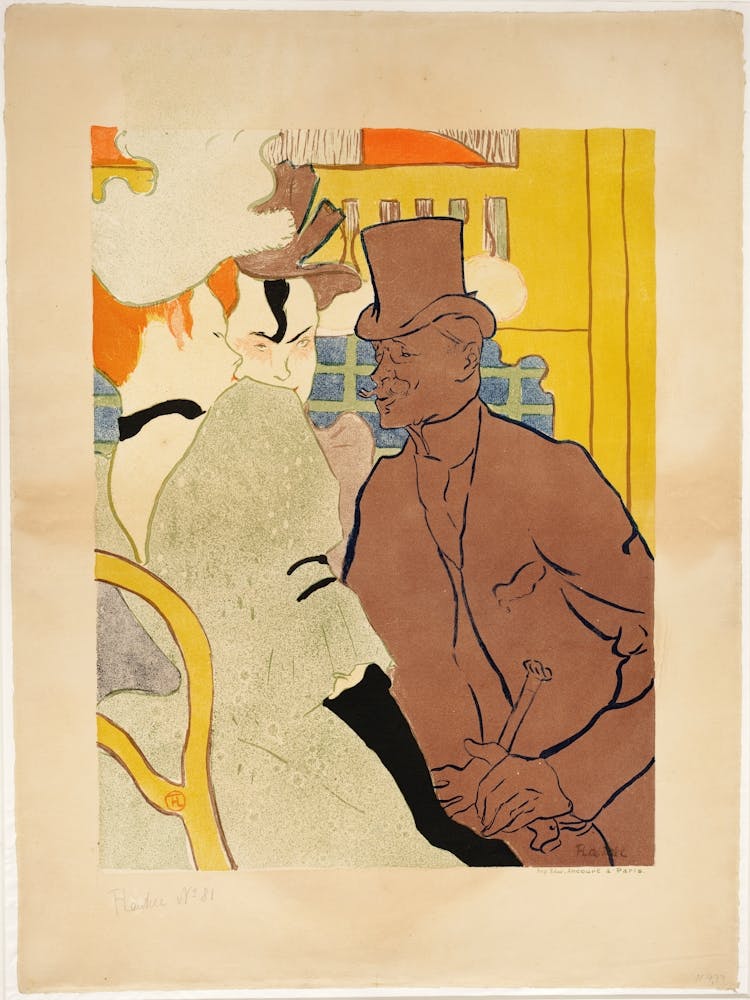 L'Anglais Au Moulin Rouge, Henri de Toulouse-Lautrec