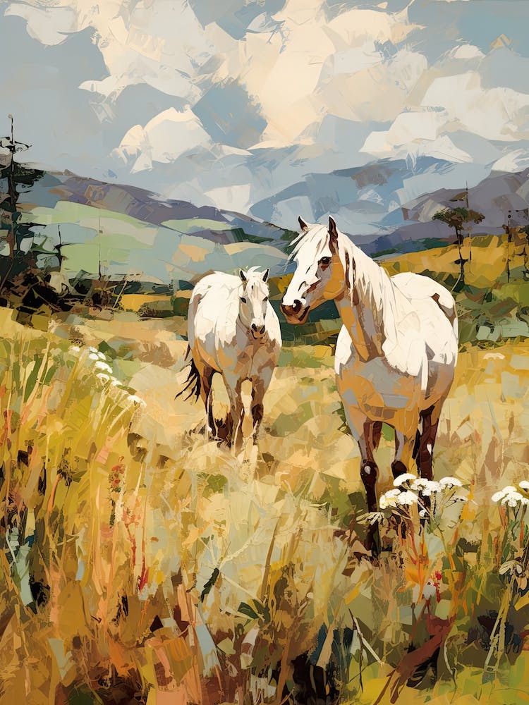 Horses Painting In Cotacachi, Ecuador 4