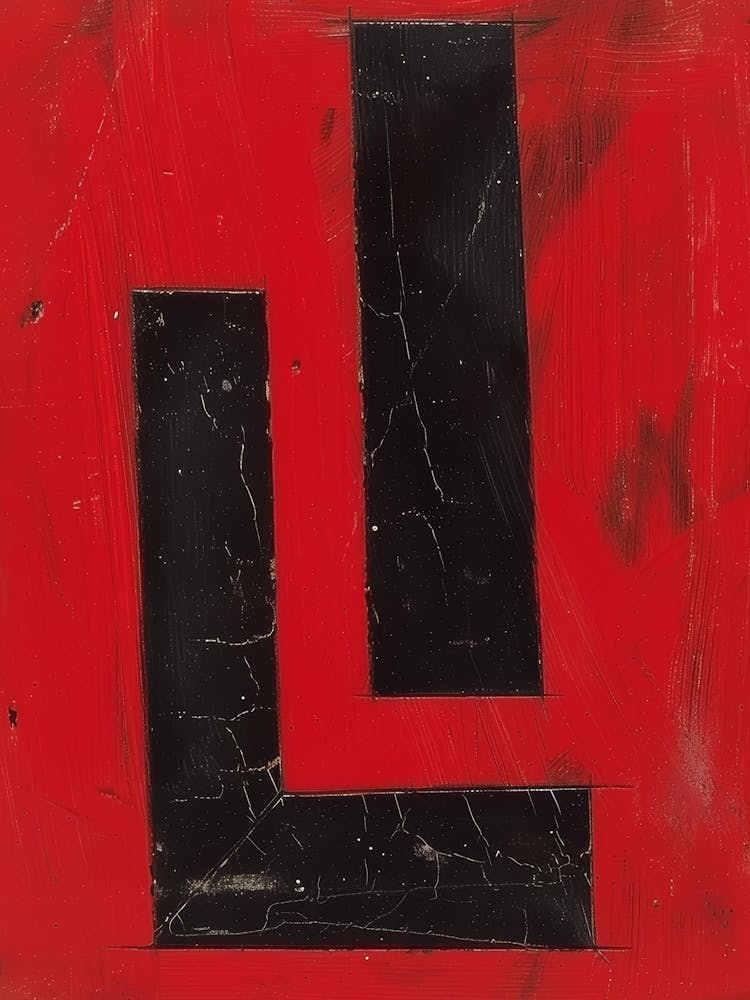 L abstract painting