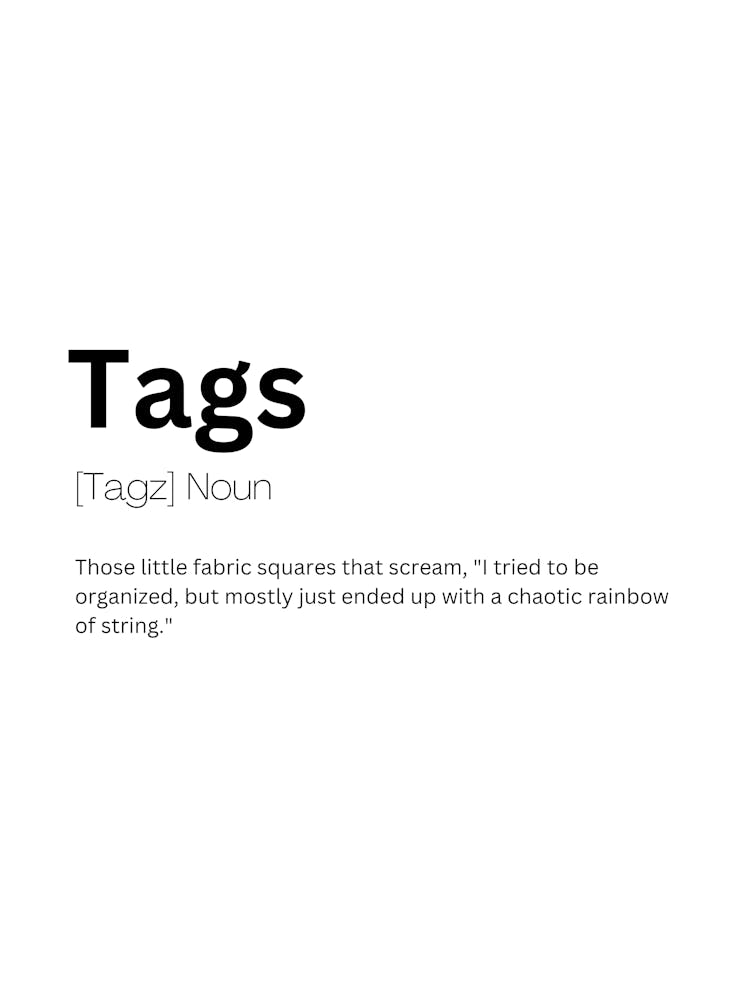 Tags Definition Meaning