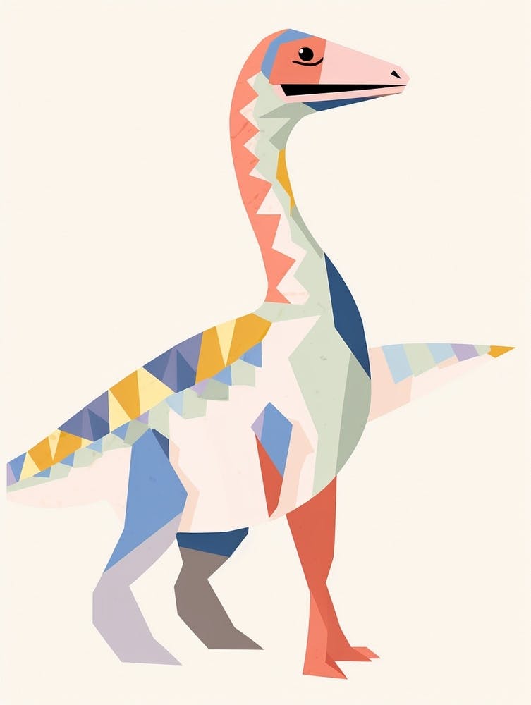 Nursery Dinosaur Art Utahraptor 2