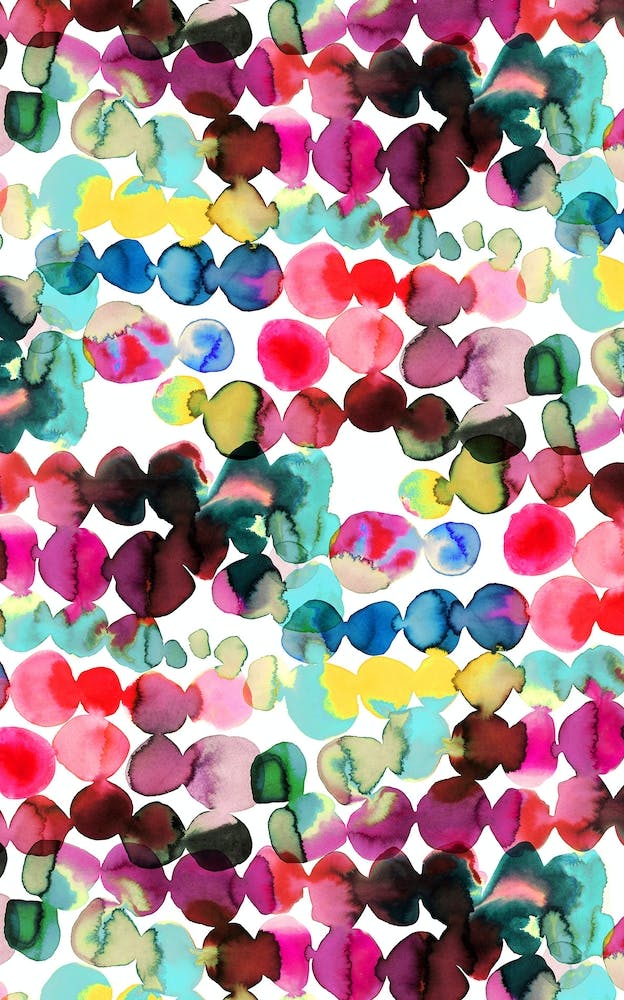 Ink Bleeding Dots Pink