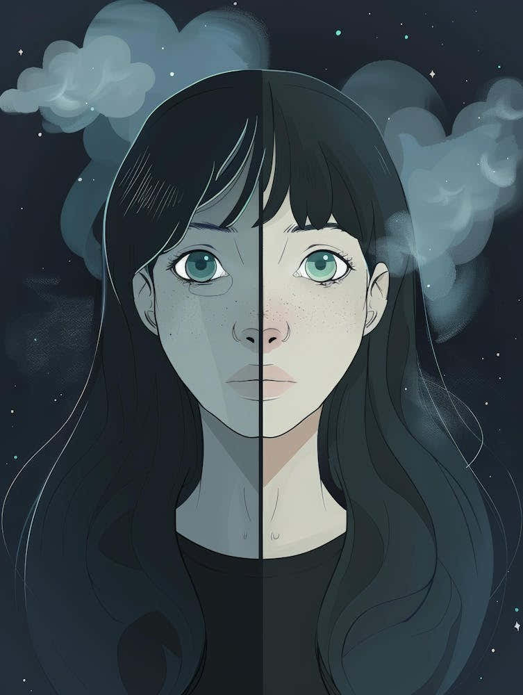 Girl With Two Faces 1
