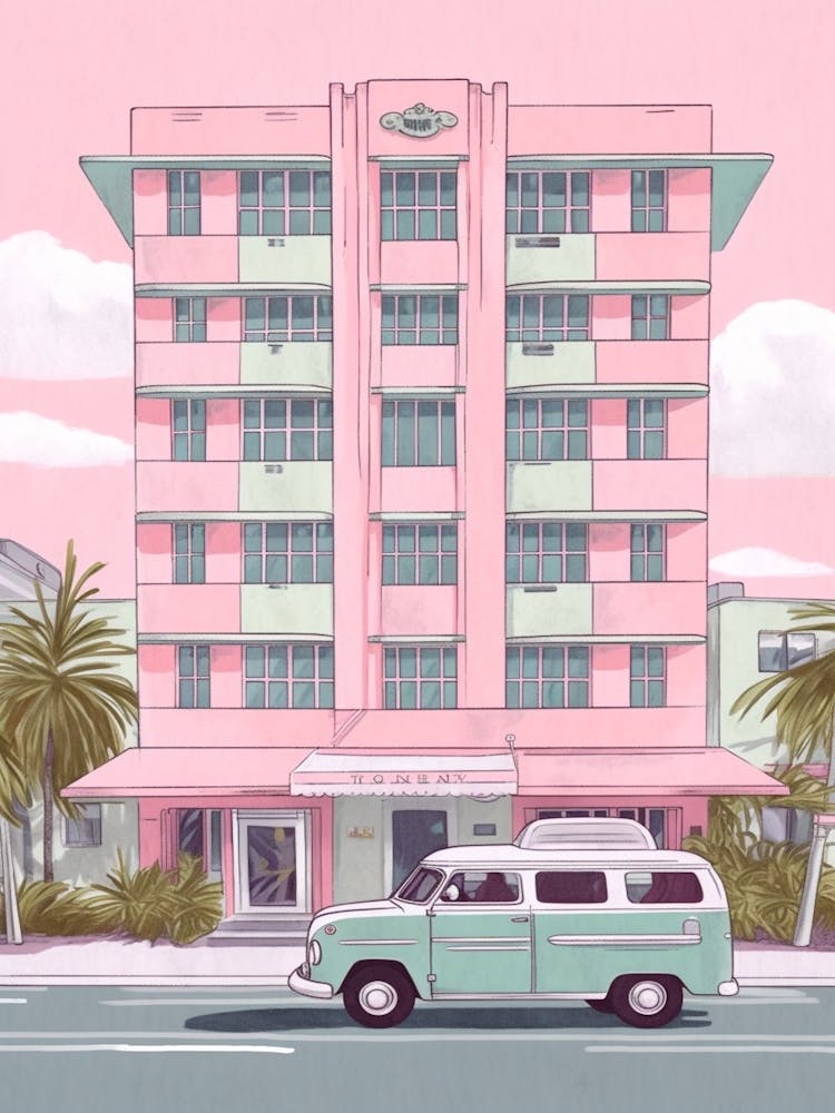 Miami Pink Van Summer 4