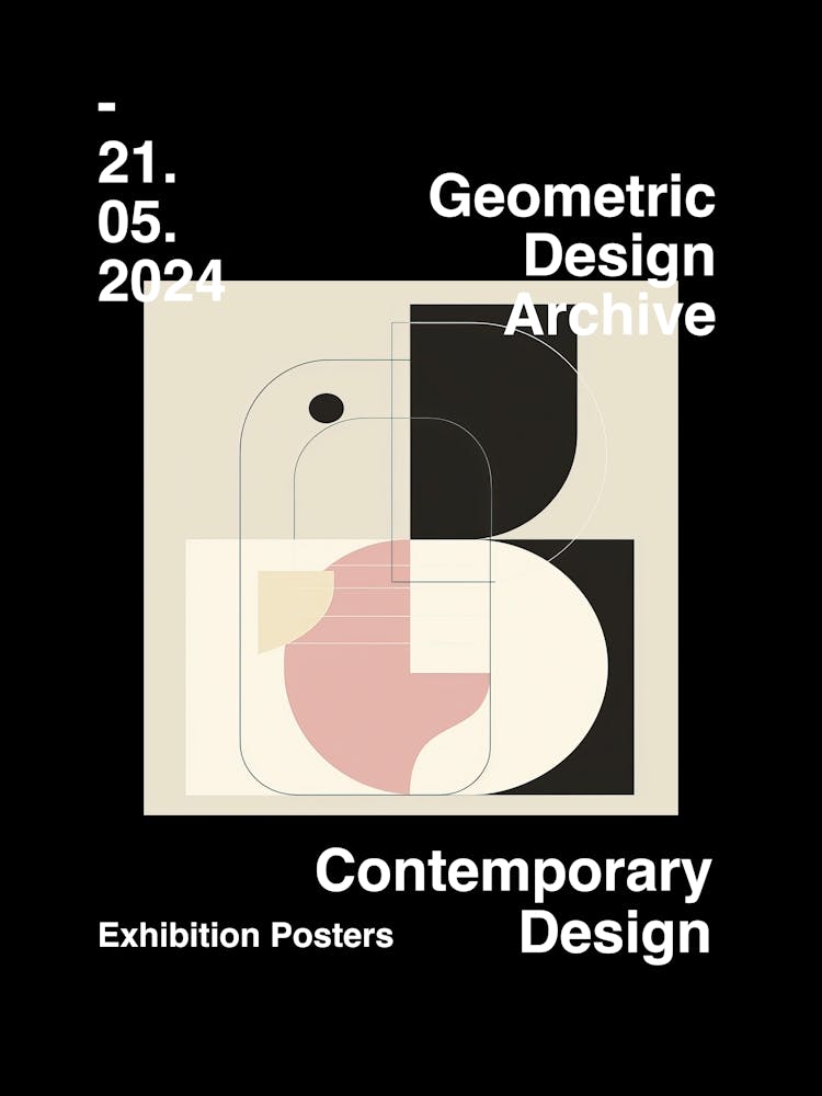 Geometric Design Archive Poster 43