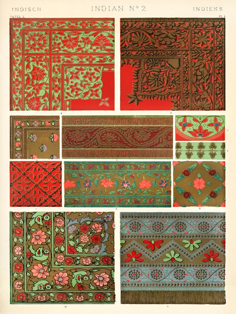 Vintage Pattern Illustration, Owen Jones