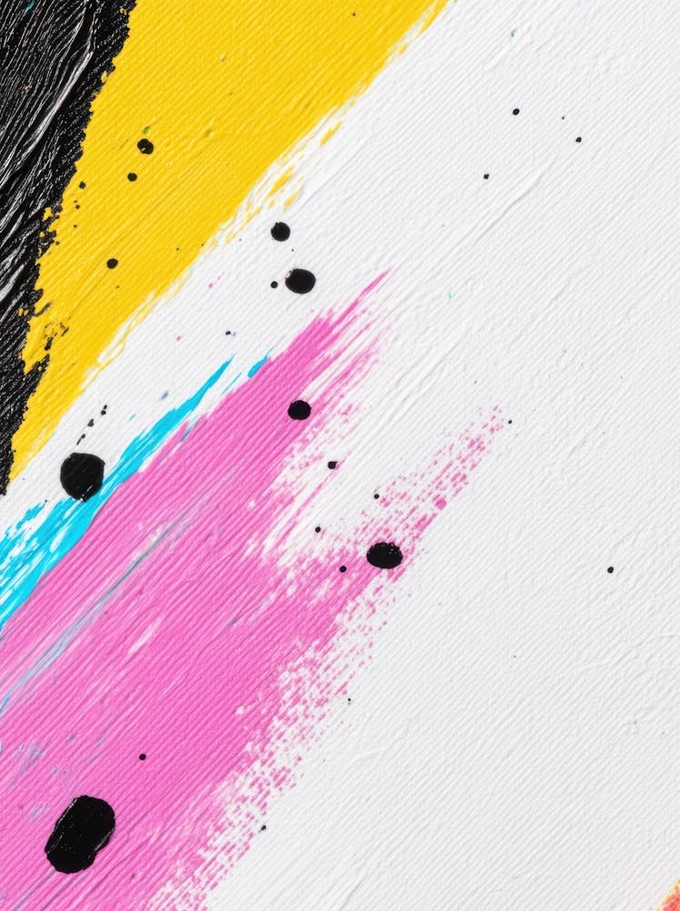 Abstract Paint Splatter Background