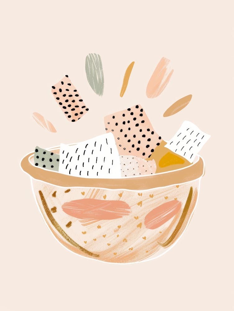Illustration Of A Bowl 1