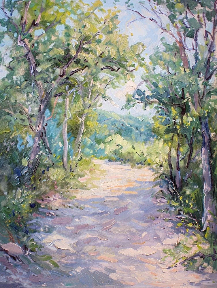 Nature Science Center Austin Texas Oil Painting 2