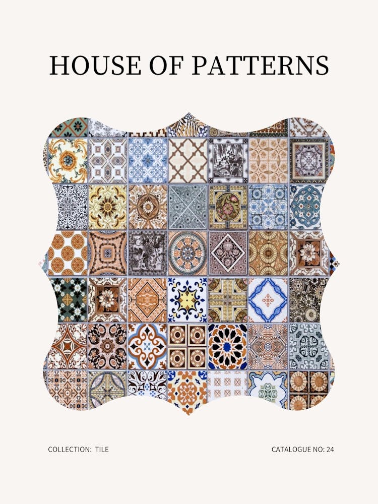 Tile Pattern Poster 25