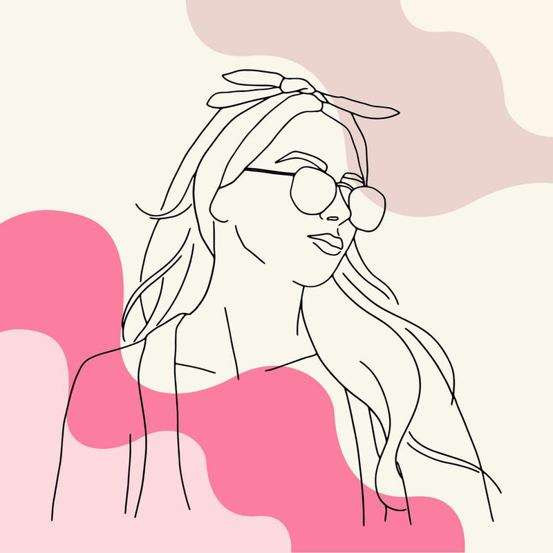 Portrait Of A Woman With Glasses