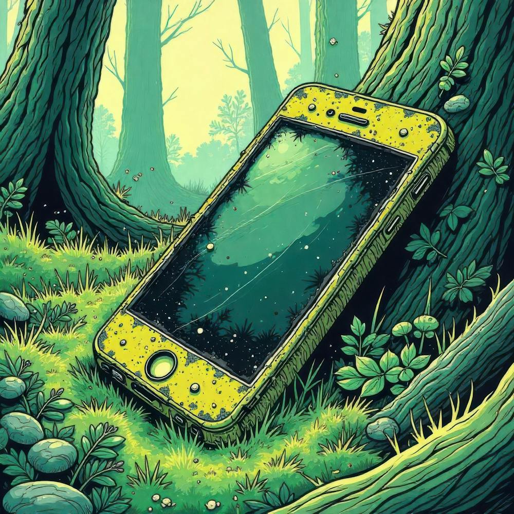 Iphone In The Woods