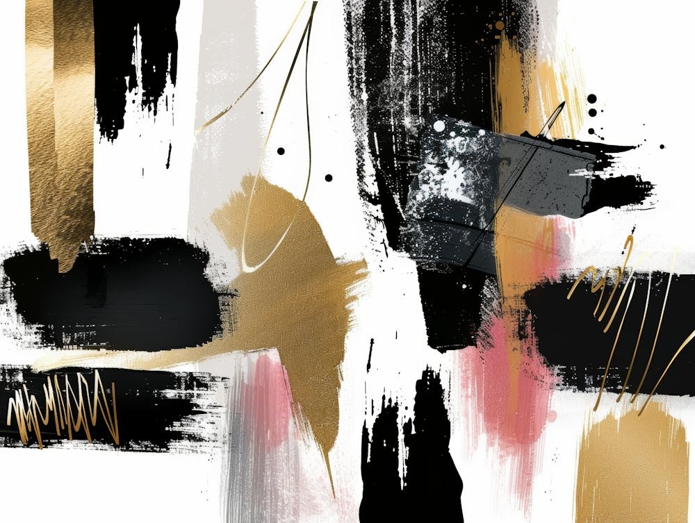 Abstract Brushstrokes Canvas Print 28