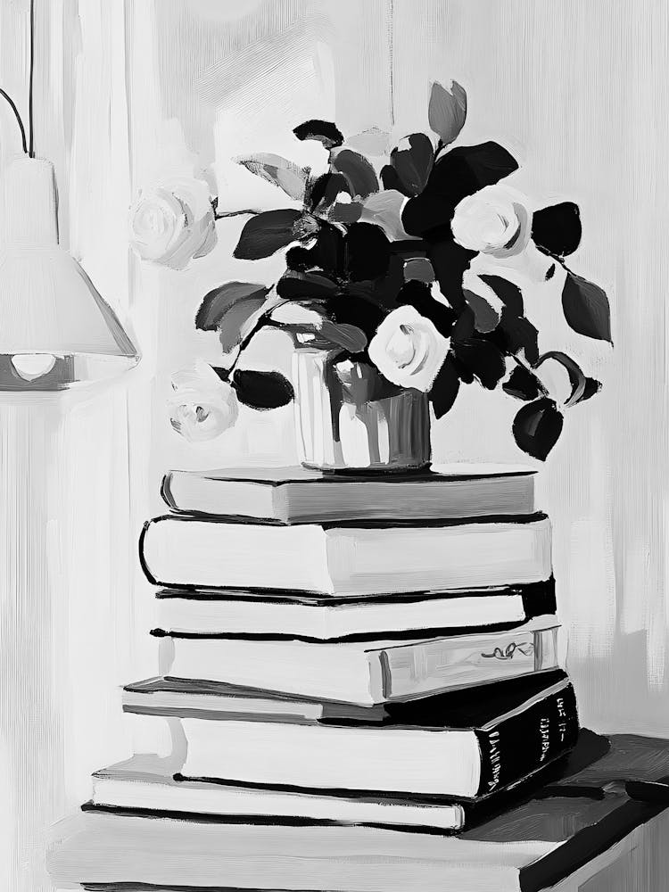 Black And White Of Books