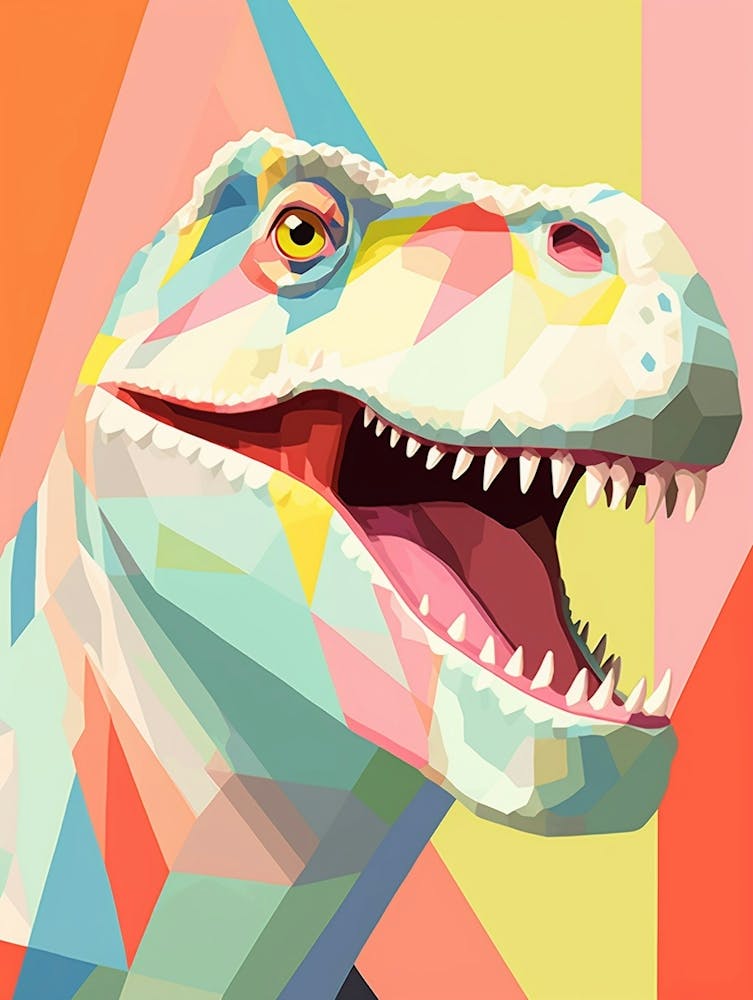 Colourful Dinosaur Tyrannosaurus 2