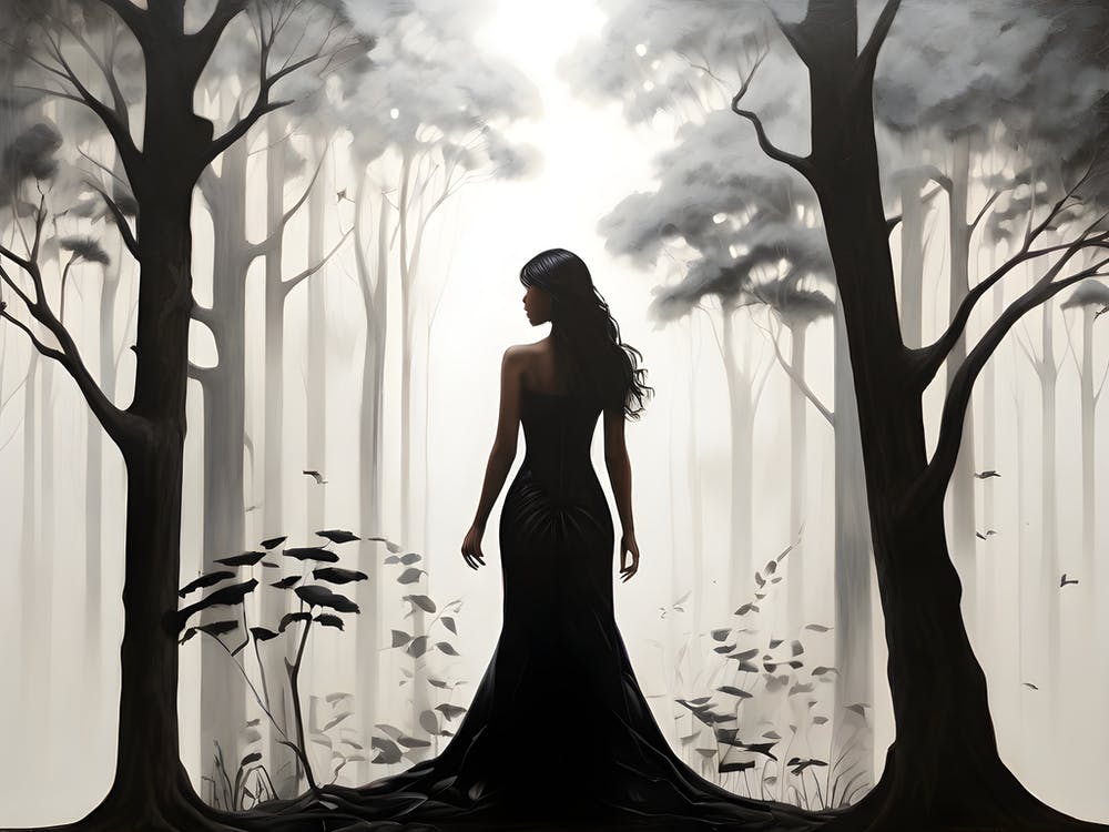 Woman In The Forest