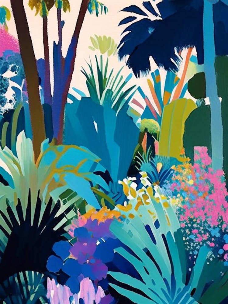 San Diego Botanic Garden, Usa Abstract Still Life