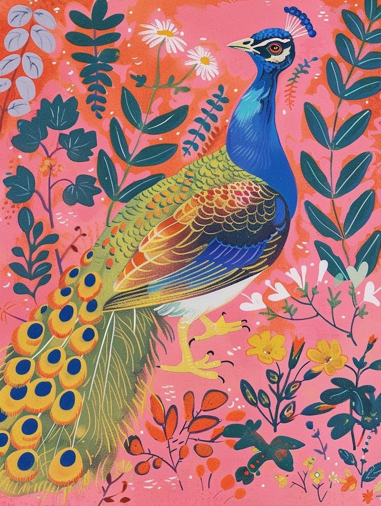 Spring Birds Peacock 7