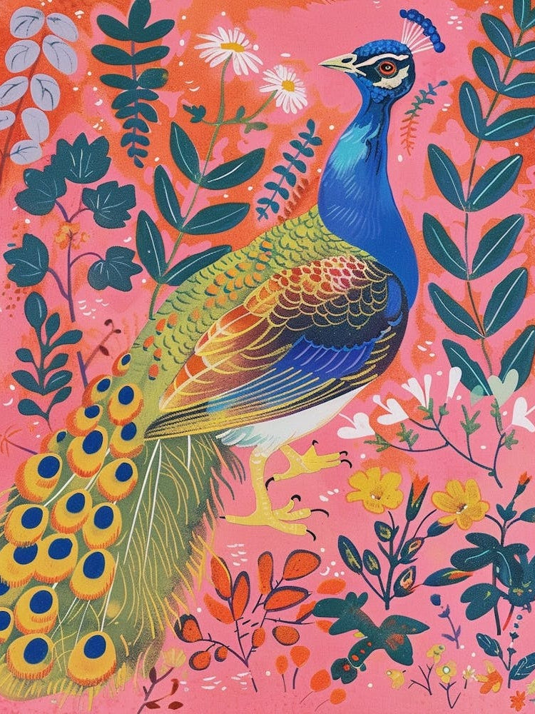 Spring Birds Peacock 7