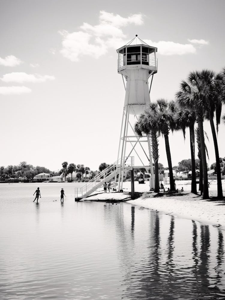 Florida, Black And White Analogue Photograph 2