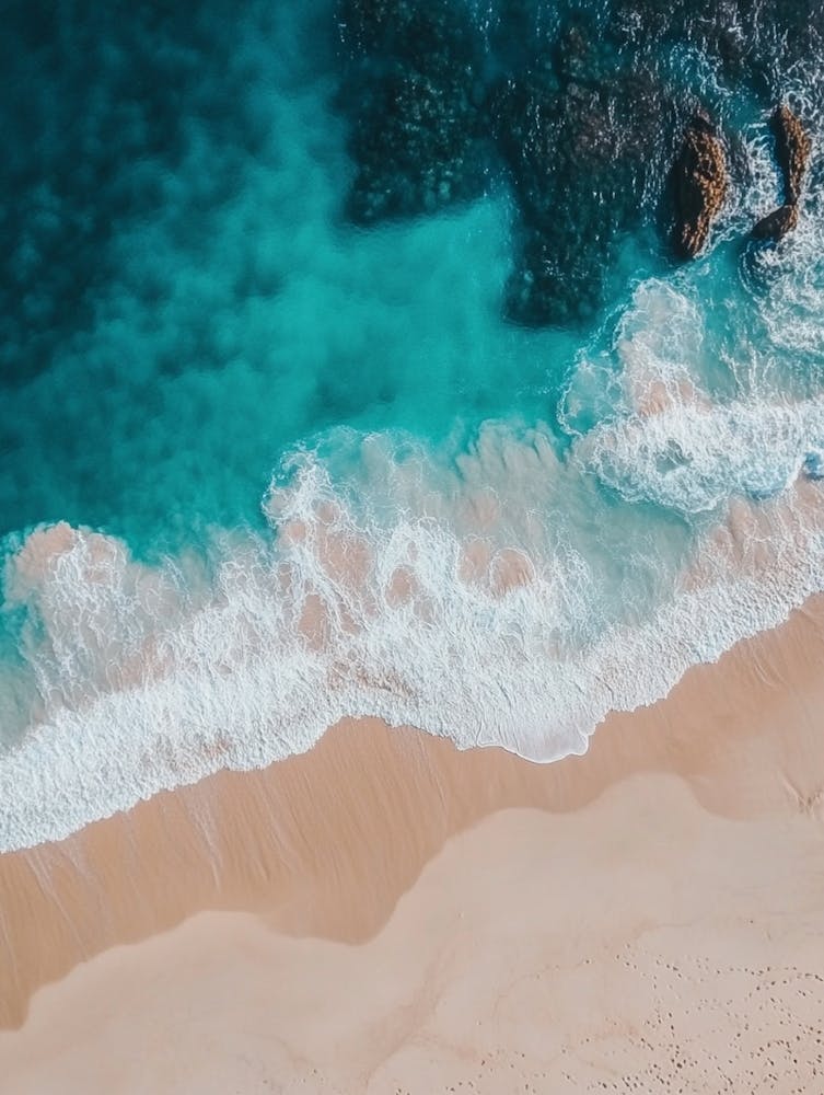 Aerial View Of A Beach 172