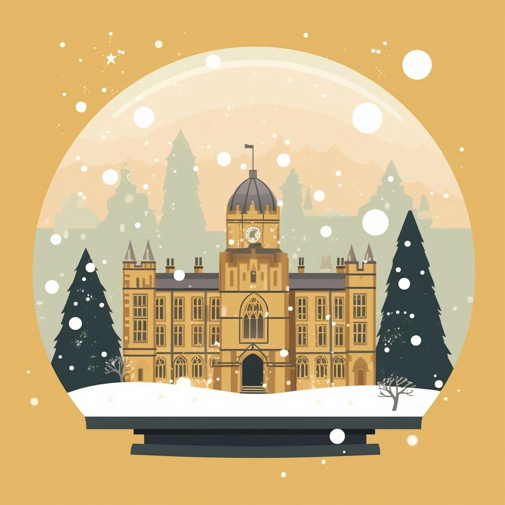 Oxford United Kingdom Snowglobe