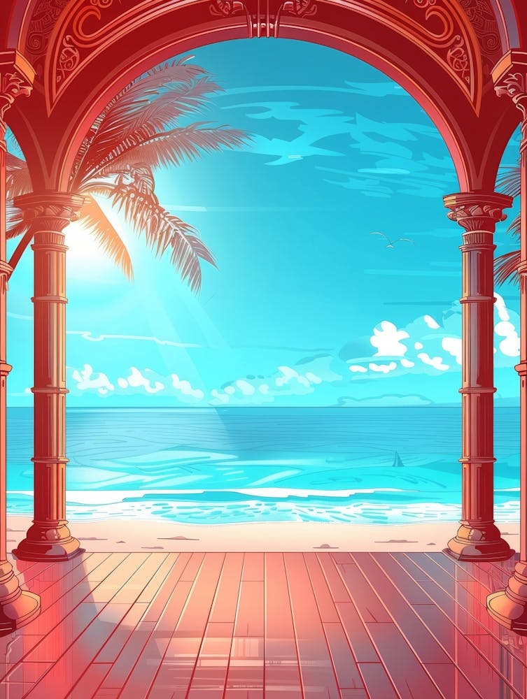 Archway To The Beach 3