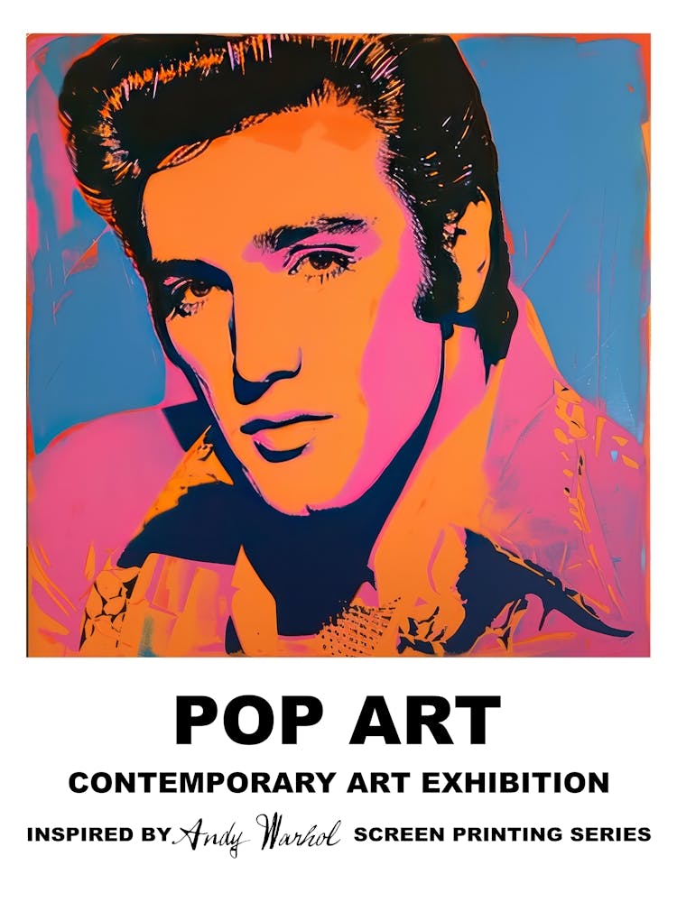 Poster Elvis Pop Art 4