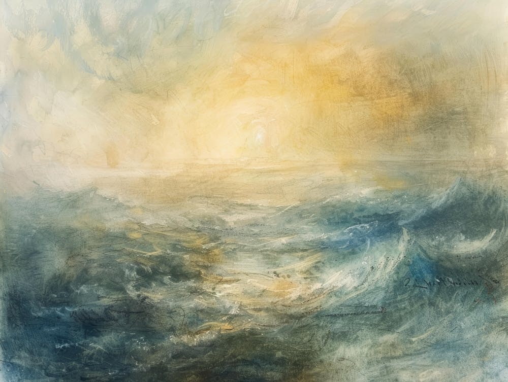 Sunrise Over The Sea