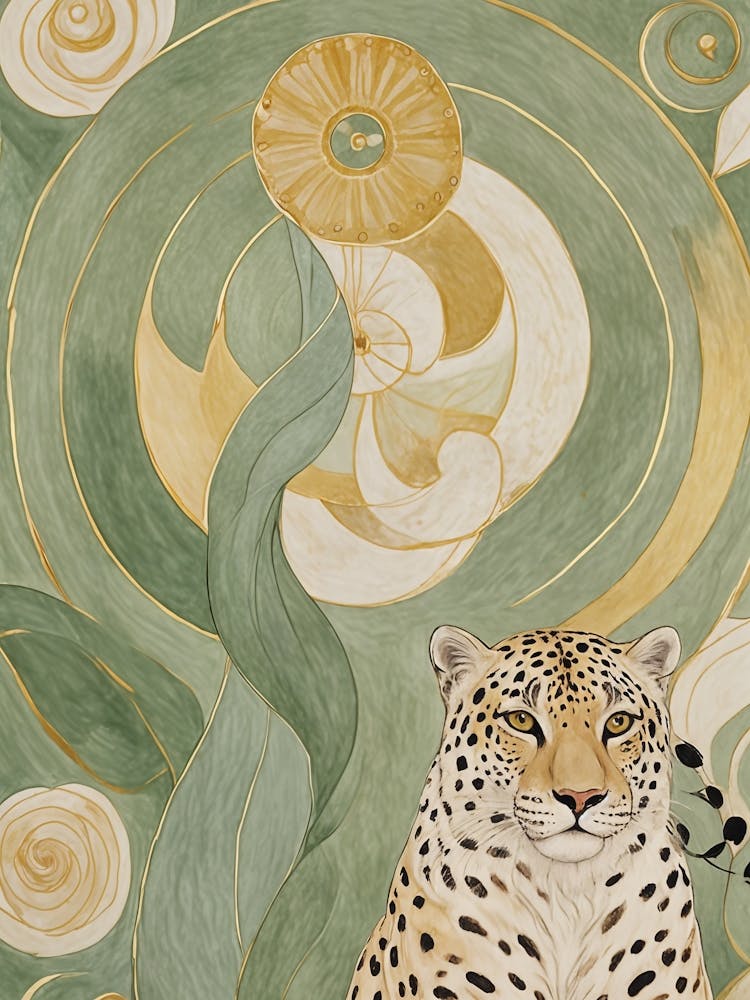 Abstract Leopard
