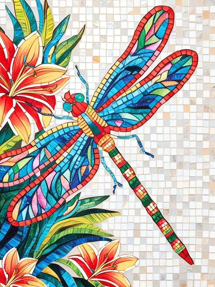 Dragonfly Mosaic 10